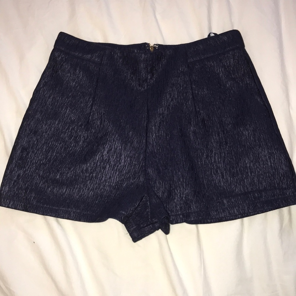 She+Sky Navy Shorts